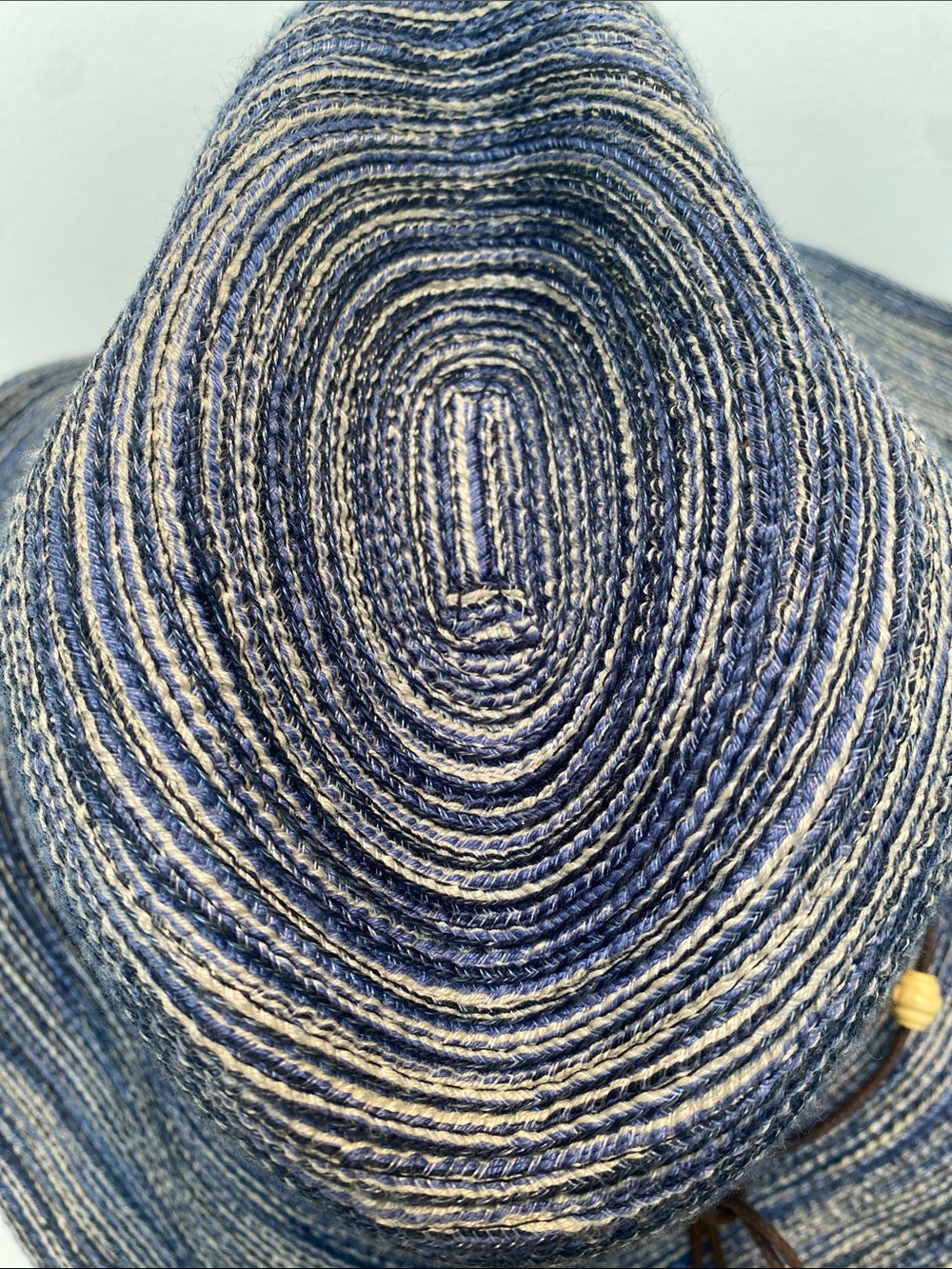 Sunday Afternoons Women's Navy Sun Hat with Beaded Chin Cord - Picture 8 of 15